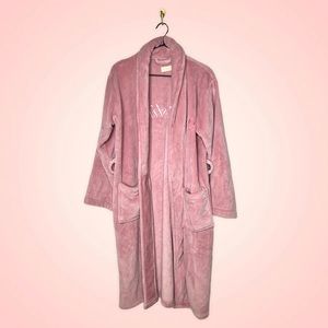 Le Olive custom pink “Christine” plush robe